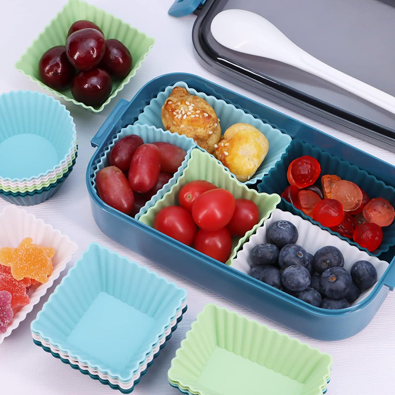 재사용 가능한 실리콘 컵케이크 베이킹 컵, 붙지 않는  - Meal Prep Bowl 리뷰 및 가격