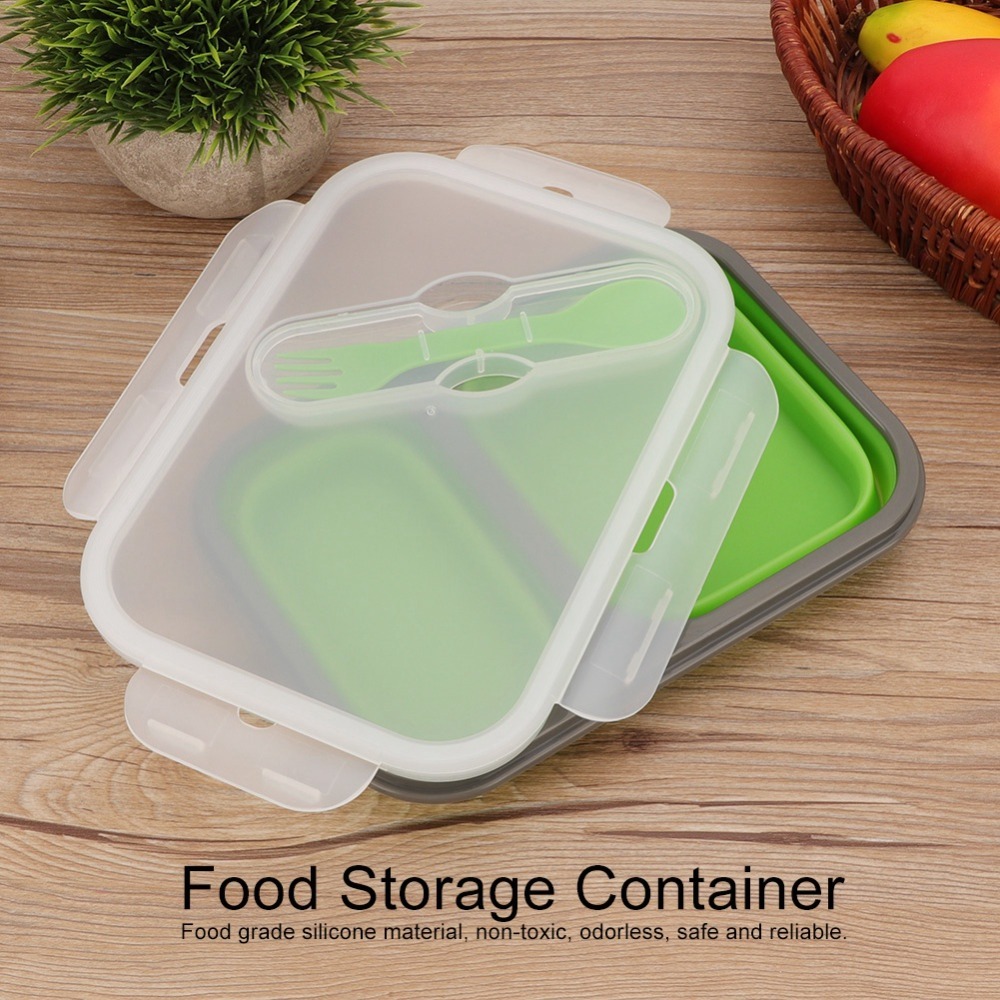 2PCS 실용적인 1000ml 접이식 도시락 상자 실리 - Meal Prep Bowl 리뷰 및 가격