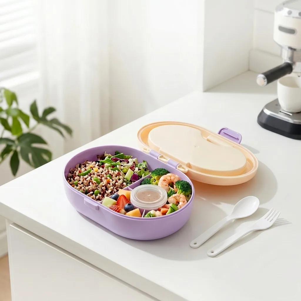 휴대용 플라스틱 도시락통, 어린이용, 학교용, 누수 방 - Meal Prep Or Prep Meal 리뷰 및 가격