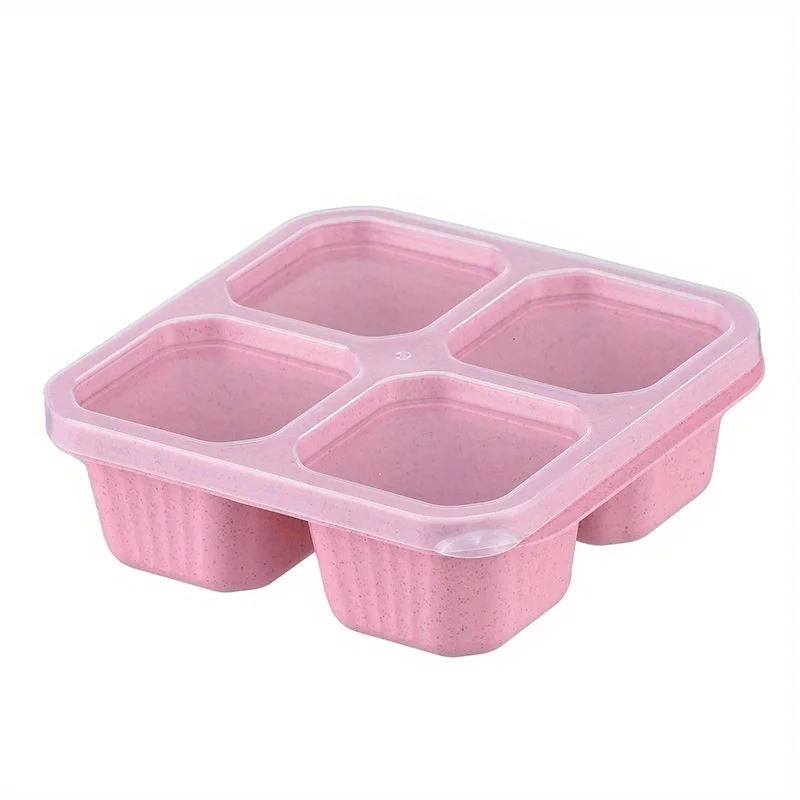 투명 뚜껑 4 개 달린 스낵 박스, 스낵 용기, 신선도 - Meal Prep Kitchen 리뷰 및 가격