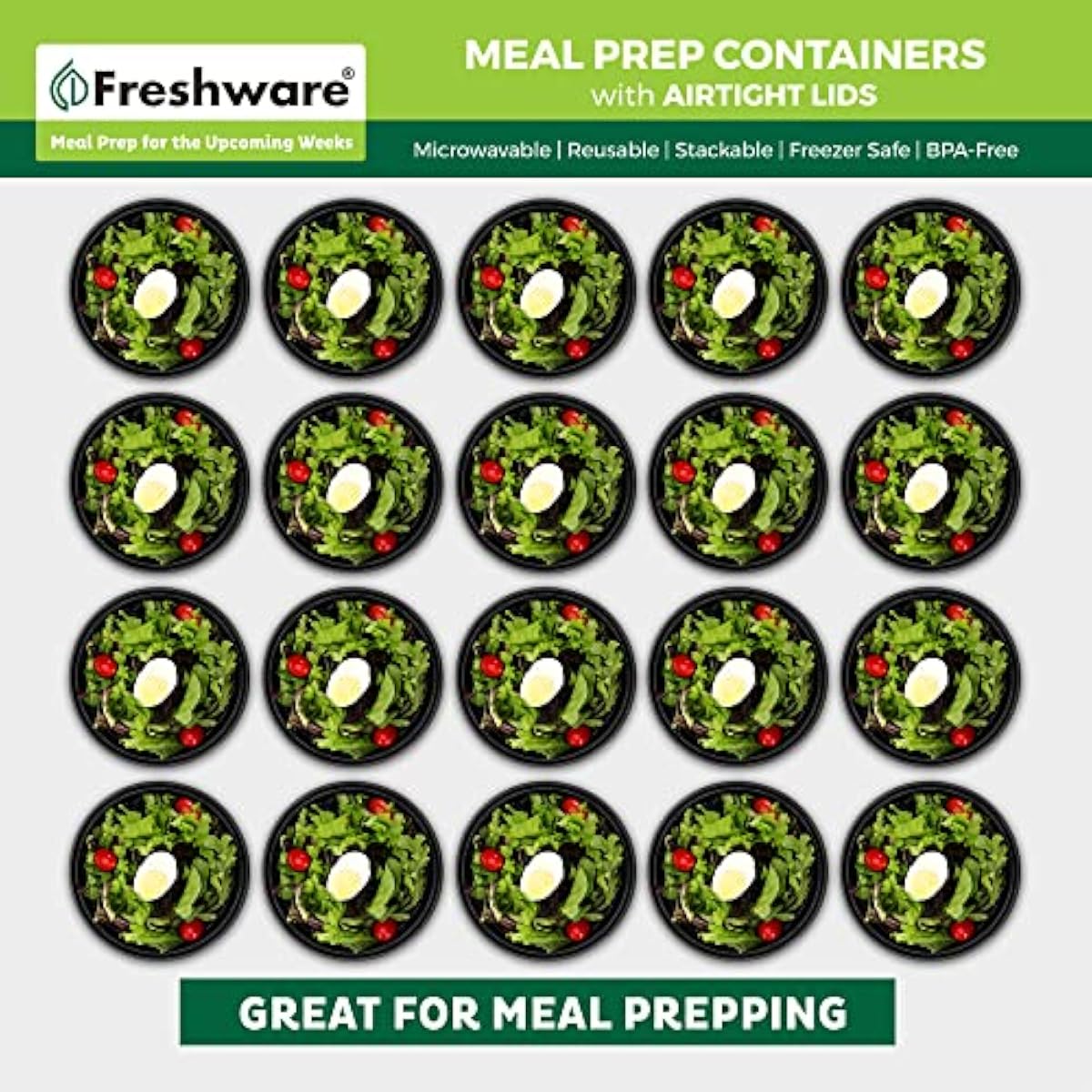 밀프렙 볼 용기 [30팩] 수프와 샐러드용 뚜껑이 있는 - Meal Prep Bowl 리뷰 및 가격